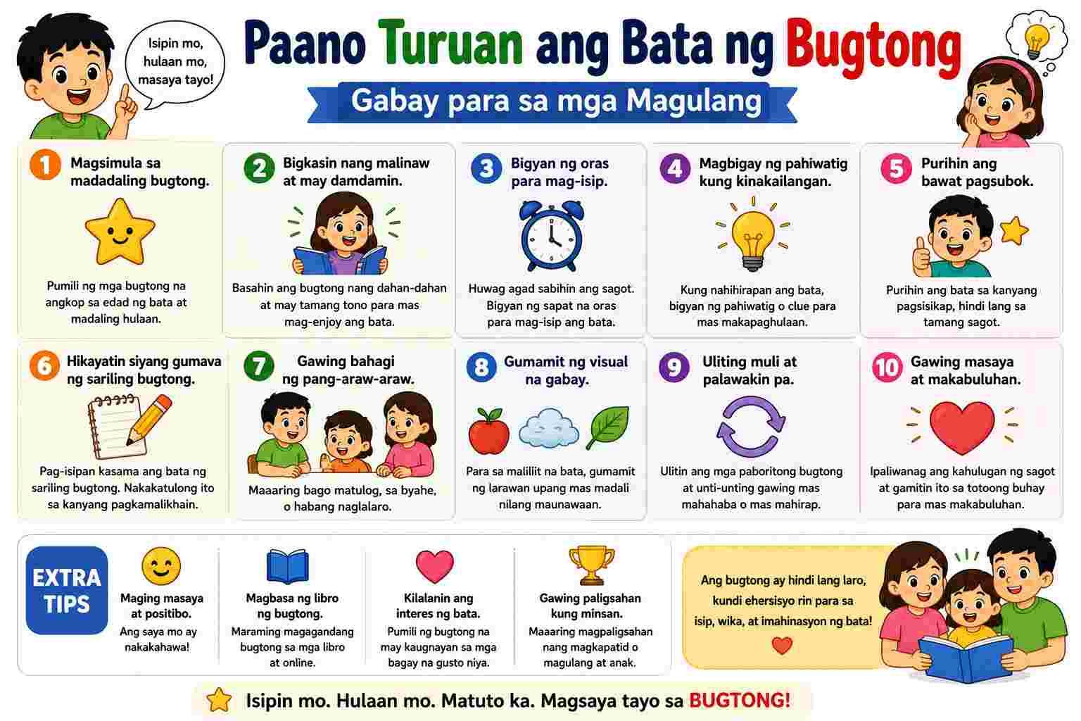 Paano Turuan ang Bata ng Bugtong: Gabay para sa mga Magulang at Guro