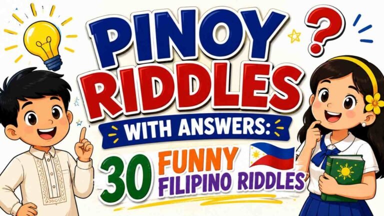 pinoy riddles with answers